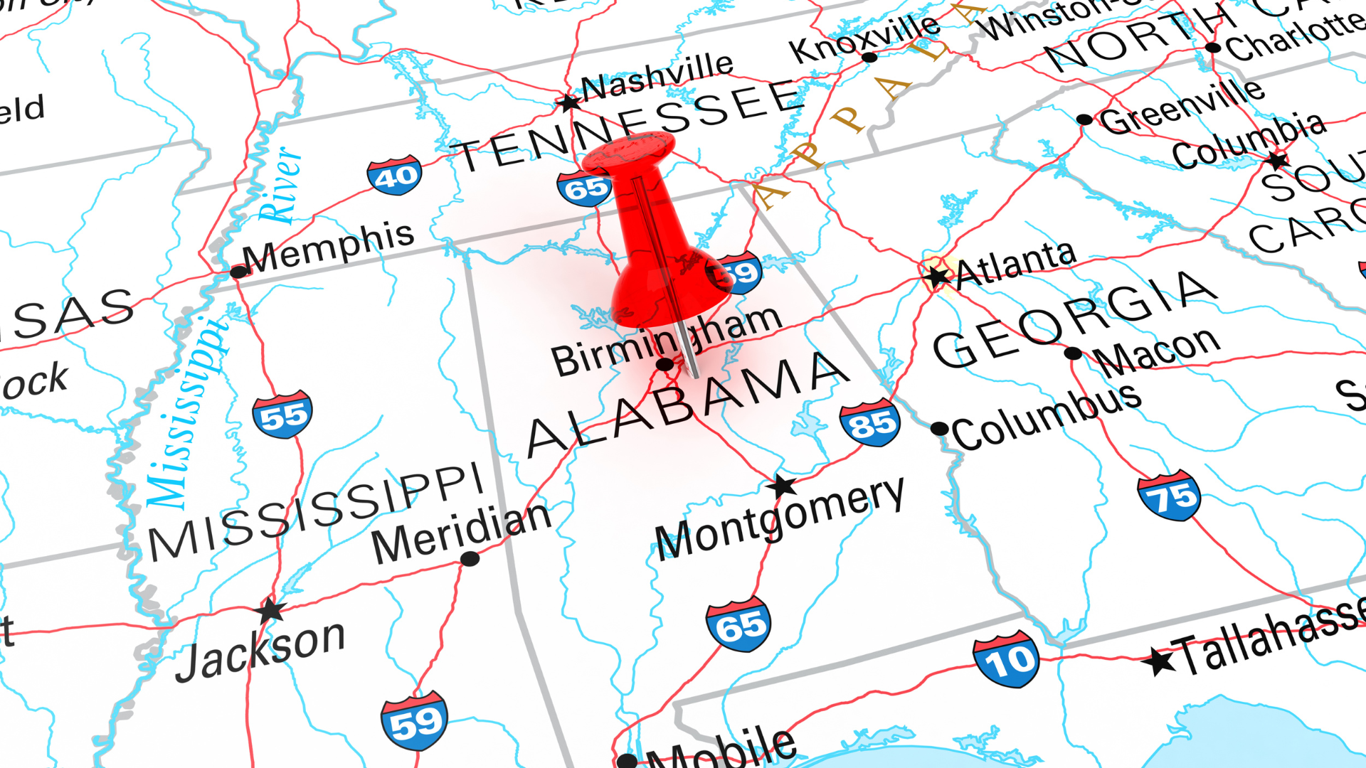 Alabama Service Area